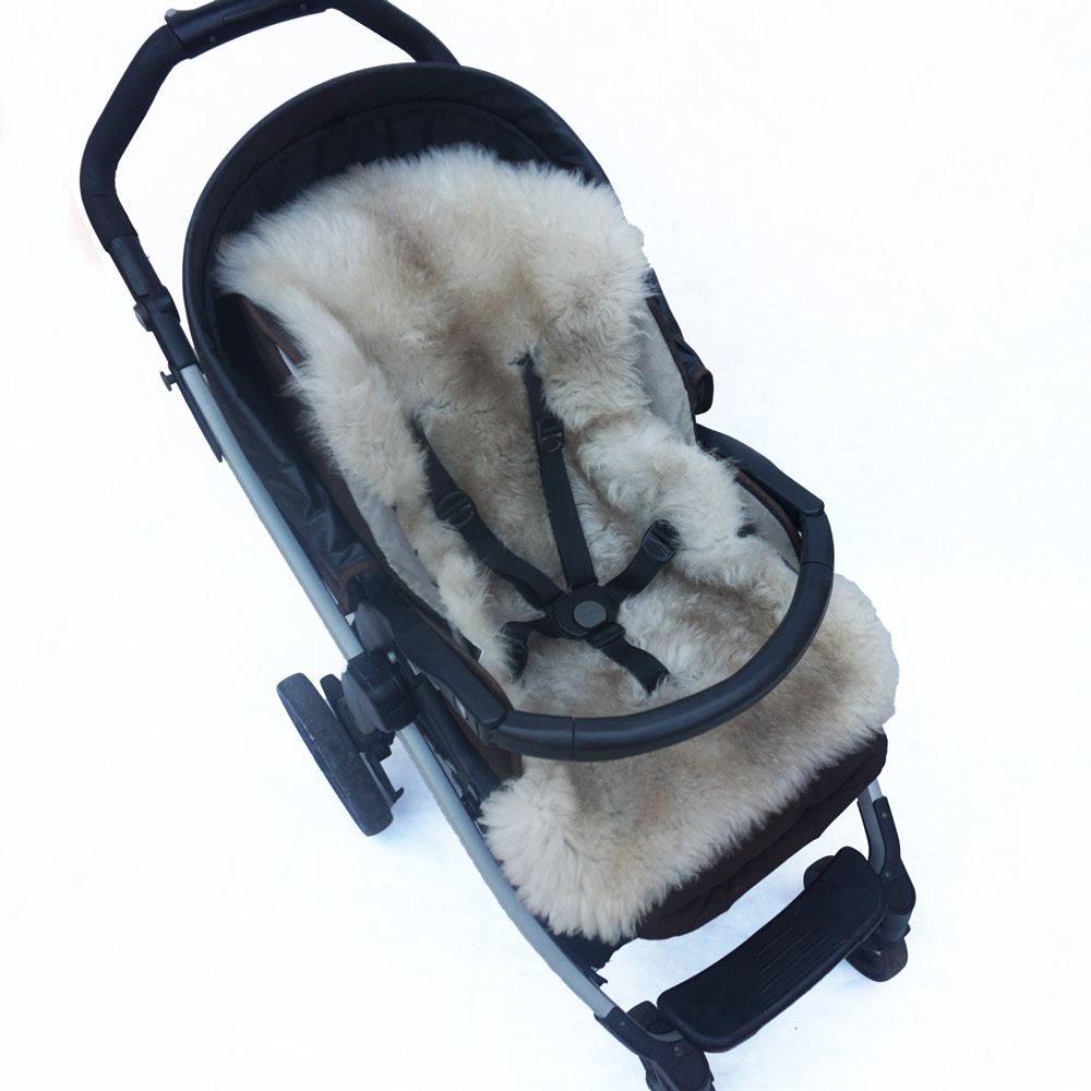 Baby Lammfell für Kinderwagen / Autositz - Auf Lager